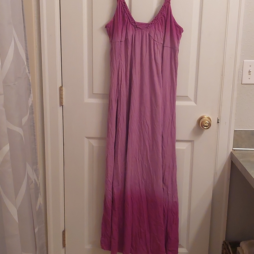 PURPLE TIE DYE Dress XL